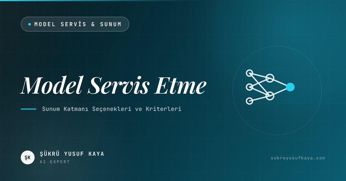 Model Servis Etme: Sunum Katmanı Seçenekleri ve Kriterleri