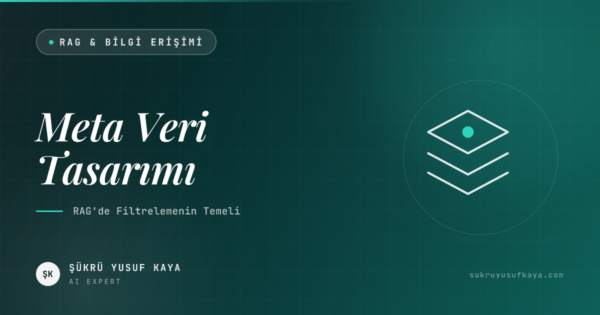 Meta Veri Tasarımı: RAG'de Filtrelemenin Temeli
