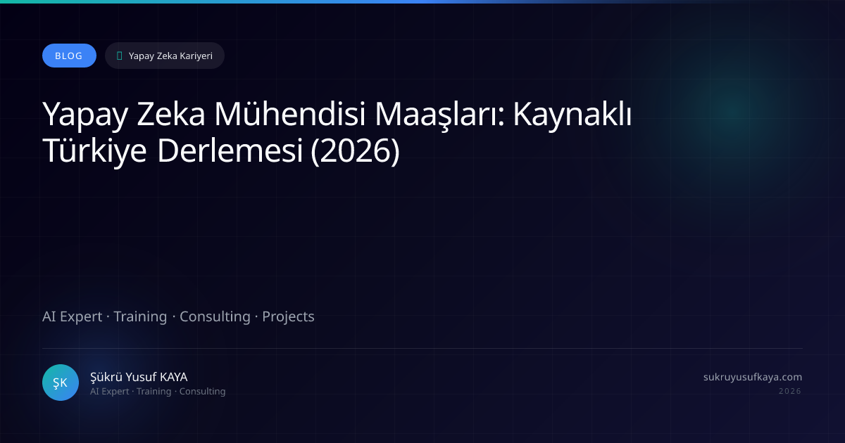 AI Engineer Salaries: A Sourced Turkey Compilation (2026)